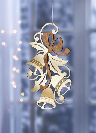 Fensterbild aus Holz