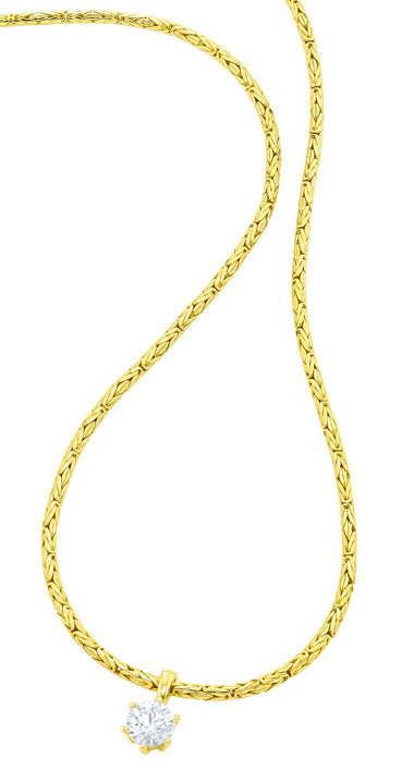 mit Diamanten - Anhänger mit Brillant Ansicht 2 mit Diamanten - Anhänger mit Brillant, in Farbe  Ansicht 2