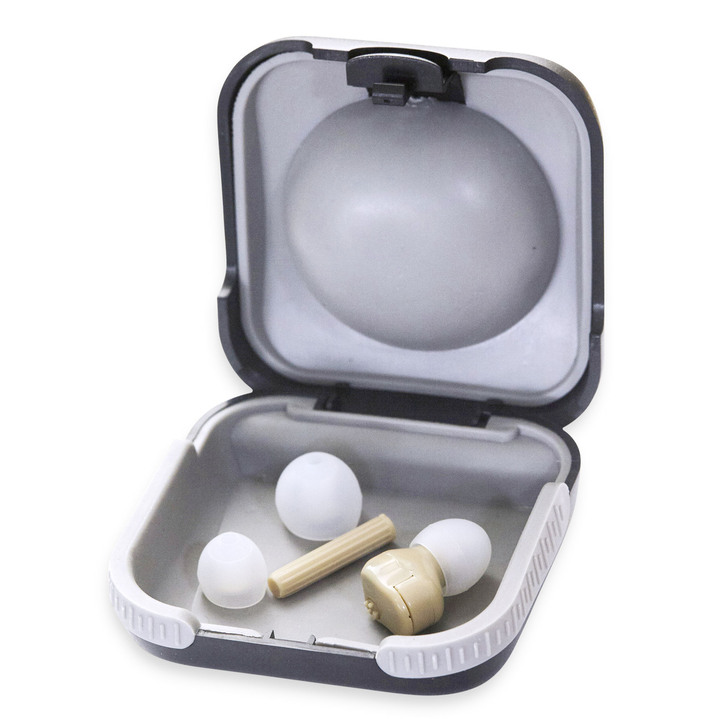 TV-Werbung - Sound Genie Mini-Hörverstärker: klein, handlich, überall einsetzbar, in Farbe BEIGE, in Ausführung Mini-Hörverstärker einzel Ansicht 2