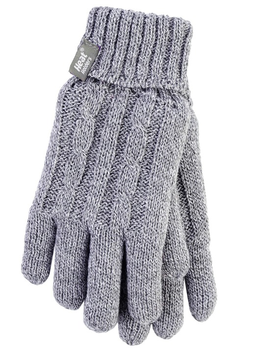 Aktiv- und Sportmode - Thermo-Handschuhe Heat Holders®, in Farbe GRAU Ansicht 1