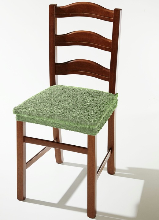 - Sitzflächen-Bezug in beliebter Stretch-Qualität, in Farbe GRÜN