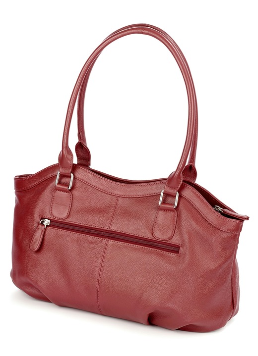 - Laurina Tasche aus Kalb-Nappaleder, in Farbe RUBINROT Ansicht 2