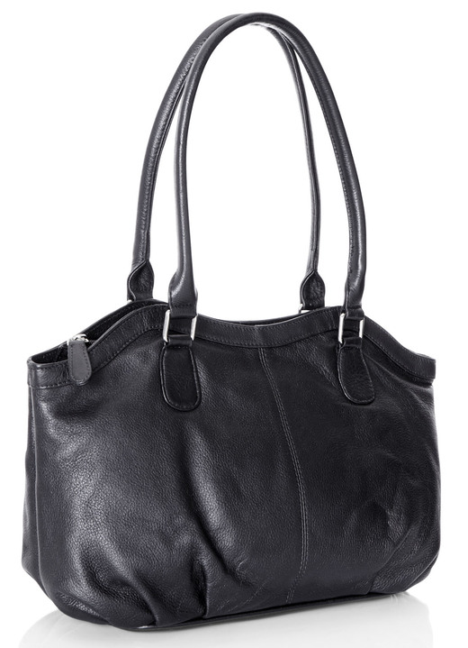 - Laurina Tasche aus Kalb-Nappaleder, in Farbe SCHWARZ Ansicht 1