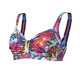 Bademode - Bikini mit herausnehmbaren Softschalen, Zierschlaufe und Druckdessin allover – Farbe ROT-BUNT – Ansicht 3 Bademode - Bikini mit herausnehmbaren Softschalen, Zierschlaufe und Druckdessin allover, in Größe 036 bis 050, in Cup B, in Farbe ROT-BUNT – Farbe ROT-BUNT – Ansicht 3