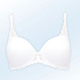 Bügel-BH - Triumph-Amourette-Bügel-BH mit vorgeformten Cups, in Größe 075 bis 090, in Cup A, in Farbe WEISS – Farbe WEISS – Ansicht 4