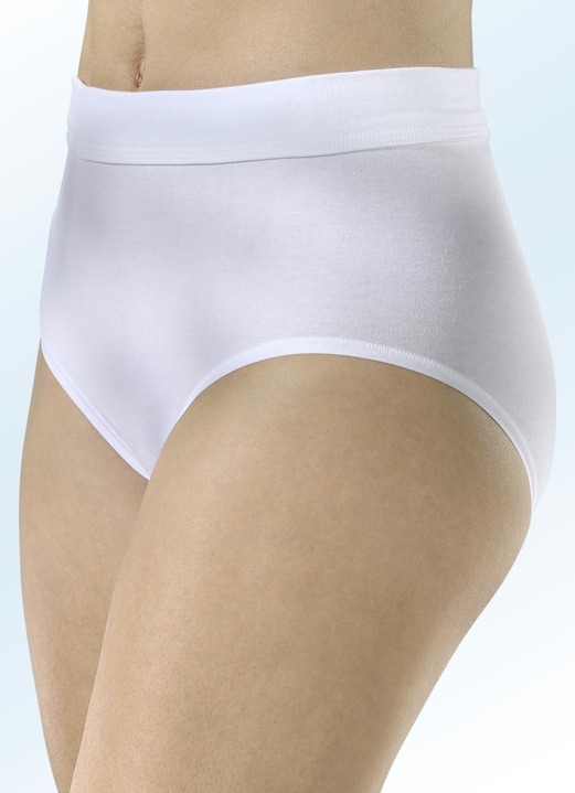 Slips - Speidel Dreierpack Slips mit Dehnbund, in Größe 038 bis 050, in Farbe WEISS Ansicht 2