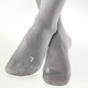 Strümpfe - Dreierpack Bequemsocken, in Größe Schuhgröße 35–37 bis Schuhgröße 47–49, in Farbe GRAU, in Ausführung Weit: Fesselumfang von 23–27 cm