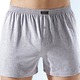 Unterwäsche - Fünferpack Boxershorts aus BIO-Baumwolle mit Eingriff, uni und meliert, in Größe 3XL (9) bis XXL (8), in Farbe 3X SCHWARZ, 2X GRAU MELIERT – Farbe 3X SCHWARZ, 2X GRAU MELIERT – Ansicht 2