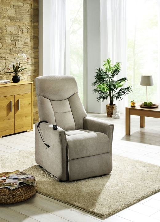 TV- & Relaxsessel - TV-Sessel mit Motor und Aufstehhilfe in verschiedenen Farben, in Farbe GRÜN Ansicht 1