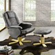 TV- & Relaxsessel - Relax-Sessel mit Hocker – Farbe GRAU TV- & Relaxsessel - Relax-Sessel mit Hocker, in Farbe BRAUN