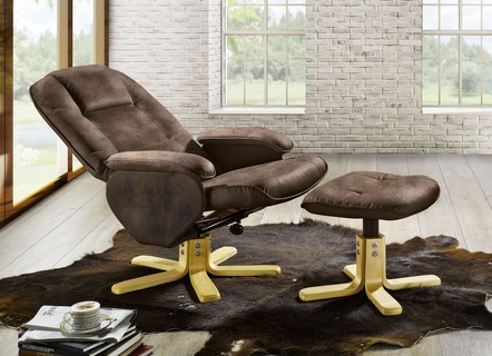 Relax-Sessel mit Hocker