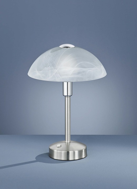 Lampen & Leuchten - LED-Touch-Tischleuchte mit 4-stufiger Touchfunktion, in Farbe NICKEL, MATT Ansicht 1