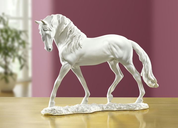 - Goebel Pferd, von Hand hergestellt, in Farbe WEISS
