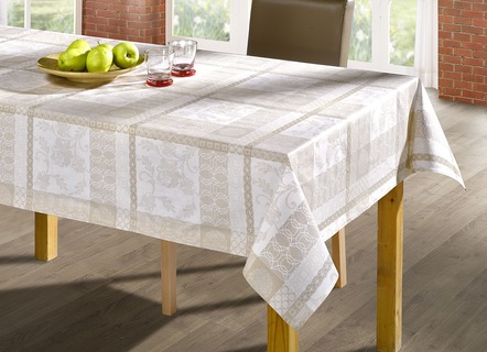 Tischdecke aus 100% Baumwolle mit Acryl-Versiegelung