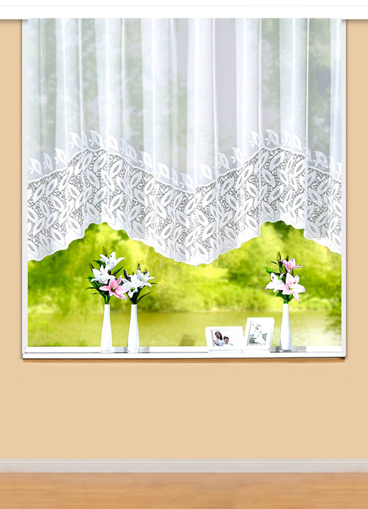 - Himmlischer Bogenstore, in Größe 123 (105x300) bis 132 (105x750), in Farbe WEISS