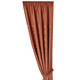 Klassisch - Exquisiter Einzelschal mit edlem Glanz – Farbe TERRA – Ansicht 1 Klassisch - Exquisiter Einzelschal mit edlem Glanz, in Größe 364 (H150xB132 cm) bis 899 (2er-Pack Raffhalter, ca. 60 cm), in Farbe TERRA – Farbe TERRA – Ansicht 1