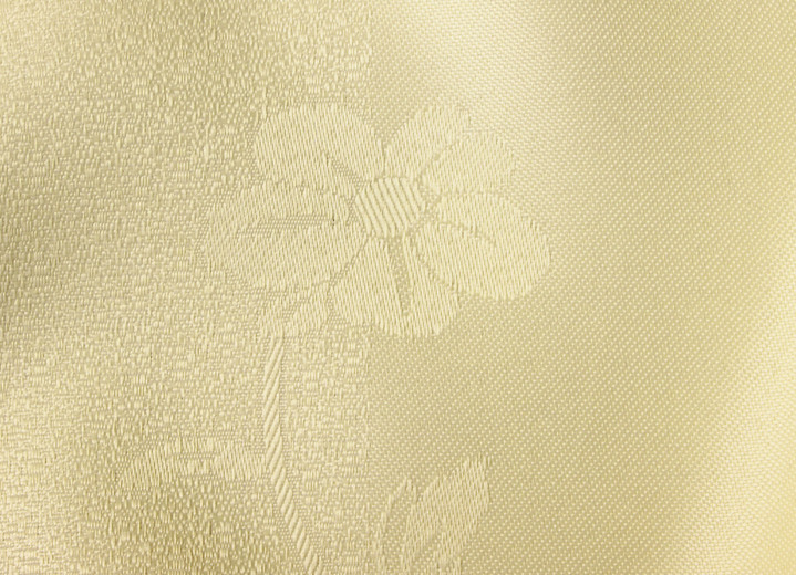 Klassisch - Exquisiter Einzelschal mit edlem Glanz Ansicht 6 Klassisch - Exquisiter Einzelschal mit edlem Glanz, in Größe 364 (H150xB132 cm) bis 899 (2er-Pack Raffhalter, ca. 60 cm), in Farbe TERRA Ansicht 6