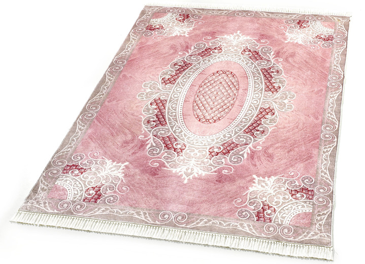 Klassisch - Besonders flache Brücken, Galerien und Teppiche, in Größe 101 (Brücke, 50x 80 cm) bis 304 (Teppich, Ø 150 cm), in Farbe BEIGE Ansicht 4