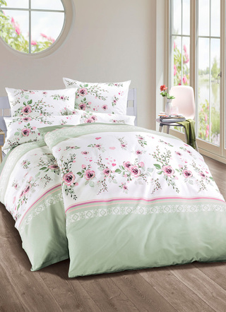 Bettwäschegarnituren - Jersey  Bettwäsche-Garnitur aus 100% Baumwolle, in Größe 111 (40/80 cm + 135/200 cm) bis 412 (4-teiliges Sparset: 2x 80/80 cm + 2x 135/200 cm), in Farbe LILA