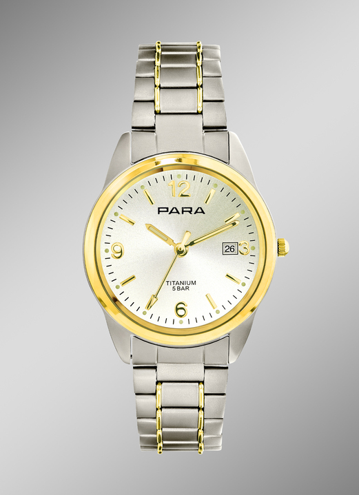 Quartzuhren - Klassische Partneruhren der Marke Para, in Farbe , in Ausführung Damenuhr Ansicht 3