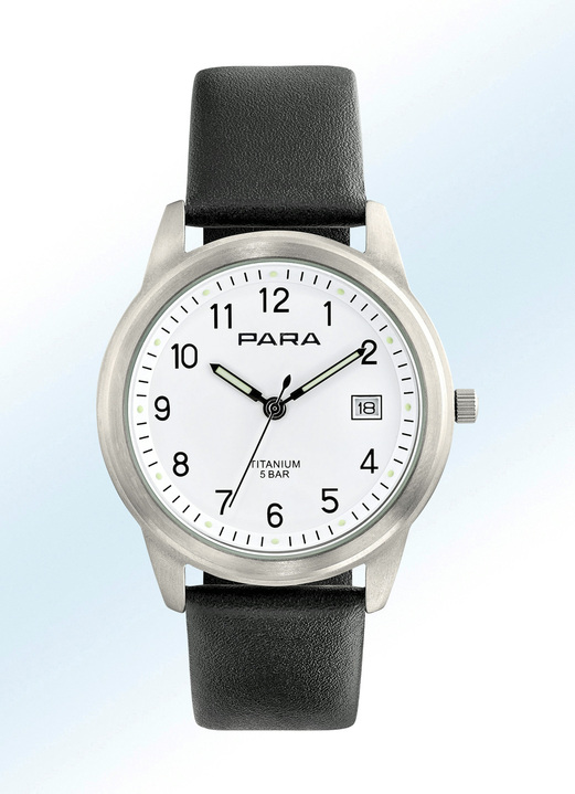 Quartzuhren - Klassische Quartz-Partneruhren, in Farbe , in Ausführung Herrenuhr