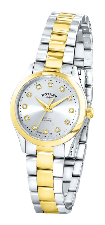 - Damenuhr aus der Serie Oxford der Marke Rotary, in Farbe BICOLOR Ansicht 2