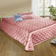 Tagesdecken - Edel glänzende Tagesdecke und Kissenbezüge mit Steppung in Muscheloptik – Farbe ROSA – Ansicht 3 Tagesdecken - Edel glänzende Tagesdecke und Kissenbezüge mit Steppung in Muscheloptik, in Größe 873 (für Einzelbett, 135x210 cm) bis 924 (1 Kissenbezug, 40 x 80 cm), in Farbe WEINROT – Farbe ROSA – Ansicht 3