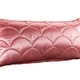 Tagesdecken - Edel glänzende Tagesdecke und Kissenbezüge mit Steppung in Muscheloptik – Farbe ROSA – Ansicht 2 Tagesdecken - Edel glänzende Tagesdecke und Kissenbezüge mit Steppung in Muscheloptik, in Größe 873 (für Einzelbett, 135x210 cm) bis 924 (1 Kissenbezug, 40 x 80 cm), in Farbe WEINROT – Farbe ROSA – Ansicht 2
