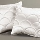 Tagesdecken - Edel glänzende Tagesdecke und Kissenbezüge mit Steppung in Muscheloptik – Farbe CREME – Ansicht 7 Tagesdecken - Edel glänzende Tagesdecke und Kissenbezüge mit Steppung in Muscheloptik, in Größe 873 (für Einzelbett, 135x210 cm) bis 924 (1 Kissenbezug, 40 x 80 cm), in Farbe WEINROT – Farbe CREME – Ansicht 7