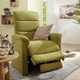 TV- & Relaxsessel - Relax-Sessel mit doppelter Federung – Farbe GRÜN – Ansicht 2 TV- & Relaxsessel - Relax-Sessel mit doppelter Federung, in Farbe CAPPUCCINO – Farbe GRÜN – Ansicht 2