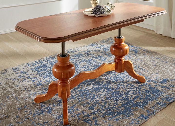 - Couchtisch mit Massivholzgestell, in Farbe ERLE Ansicht 2