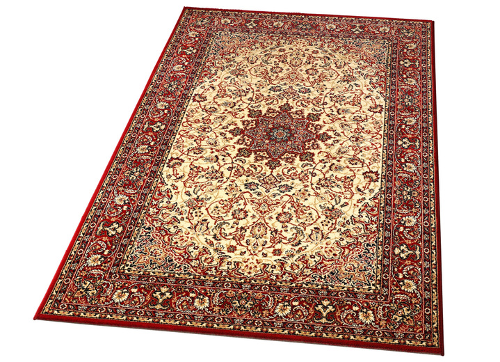 Klassisch - Strapazierfähige Brücken und Teppiche mit besonders hohe Flordichte Ansicht 2 Klassisch - Strapazierfähige Brücken und Teppiche mit besonders hohe Flordichte, in Größe 111 (Brücke, 60x110 cm) bis 252 (Teppich, 165x230 cm), in Farbe BEIGE MEDAILLON Ansicht 2