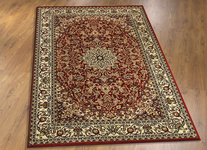 Klassisch - Strapazierfähige Brücken und Teppiche mit besonders hohe Flordichte, in Größe 111 (Brücke, 60x110 cm) bis 252 (Teppich, 165x230 cm), in Farbe BEIGE MEDAILLON Ansicht 3