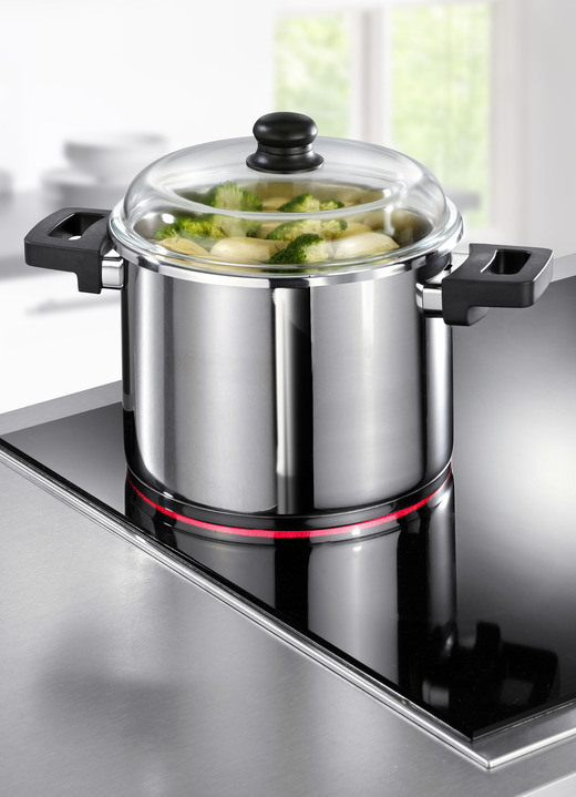 Töpfe, Pfannen & Bräter - Schnellkochtopf aus rostfreiem Edelstahl, in Farbe EDELSTAHL, in Ausführung Schnellkochtopf Ansicht 4