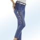 Hosen - Edel-Jeans mit funkelnden Pailetten – Farbe JEANSBLAU Hosen - Edel-Jeans mit funkelnden Pailetten, in Größe 017 bis 050, in Farbe HELLBLAU