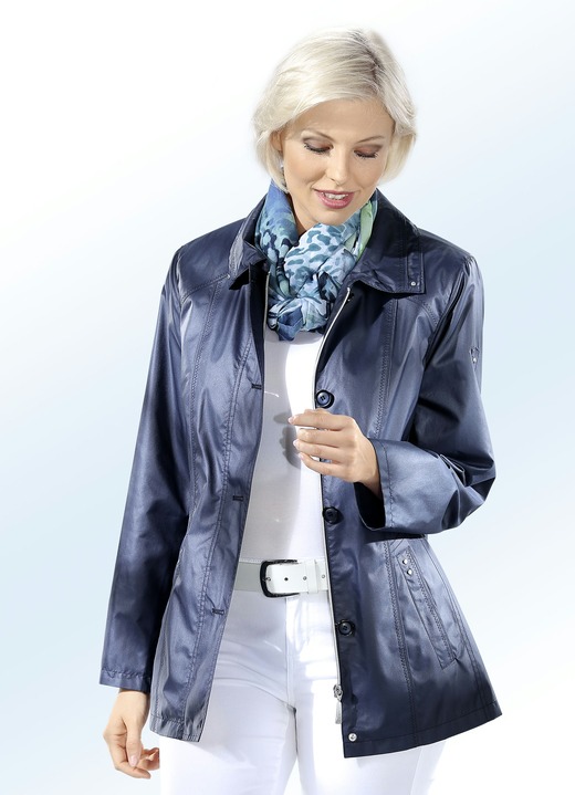 Jacken, Mäntel, Blazer - Jacke mit Reißverschluss unter der Knopfleiste Ansicht 2 Jacken, Mäntel, Blazer - Jacke mit Reißverschluss unter der Knopfleiste, in Größe 040 bis 060, in Farbe CAMEL Ansicht 2