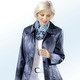 Jacken, Mäntel, Blazer - Jacke mit Reißverschluss unter der Knopfleiste – Farbe MARINE Jacken, Mäntel, Blazer - Jacke mit Reißverschluss unter der Knopfleiste, in Größe 040 bis 060, in Farbe CAMEL