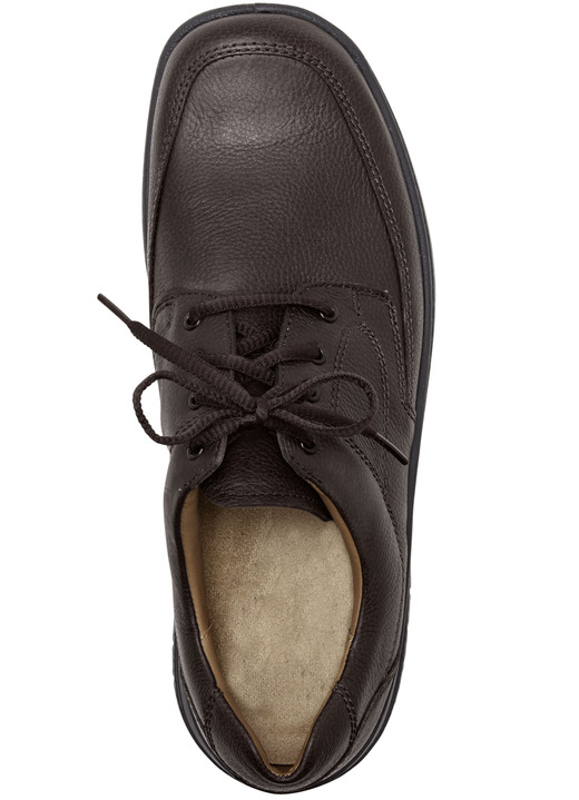 Slipper & Schnürschuhe - GINO GALANTE, klassische Herren-Schnürschuhe, mit herausnehmbarem Fußbett, in Größe 040 bis 047, in Farbe SCHWARZ Ansicht 7