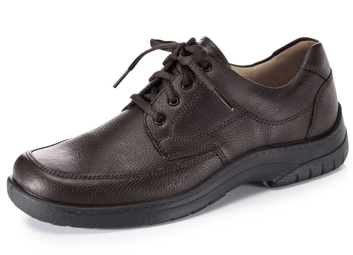 Slipper & Schnürschuhe - GINO GALANTE, klassische Herren-Schnürschuhe, mit herausnehmbarem Fußbett, in Größe 040 bis 047, in Farbe SCHWARZ Ansicht 5