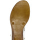 Komfortschuhe - Gemini Sandalette aus schattiertem Rind-Nappaleder, in Größe 036 bis 041, in Farbe WEISS-COGNAC – Farbe WEISS-COGNAC – Ansicht 3