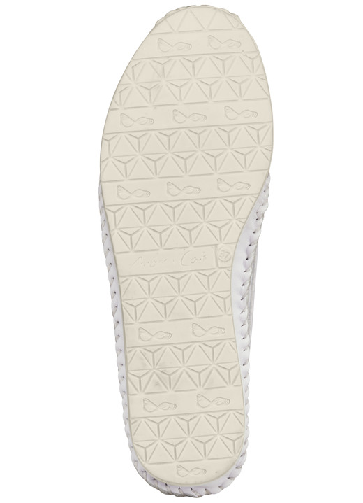 Slipper & Schnürschuhe - Andrea Conti Mokassin-Slipper mit frechen Lederblüten, in Größe 036 bis 043, in Farbe JEANSBLEU Ansicht 6