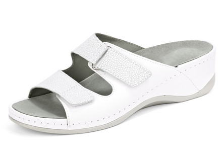 Mubb Pantolette mit Leder-Memory-Fußbett