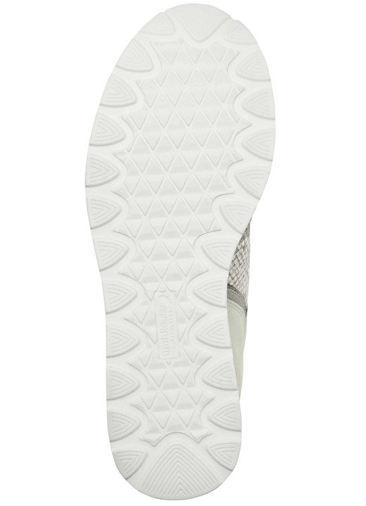 Komfortschuhe - Waldläufer, bequeme Damen-Schnürschuhe, Weite H, mit herausnehmbarem Fußbett, in Größe 4 1/2 bis 9, in Farbe EISGRAU-SILBER Ansicht 4