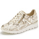 Komfortschuhe - Waldläufer Schnürschuh aus interessantem Materialmix, in Größe 3 1/2 bis 8, in Farbe ECRU-GOLD – Farbe ECRU-GOLD – Ansicht 1