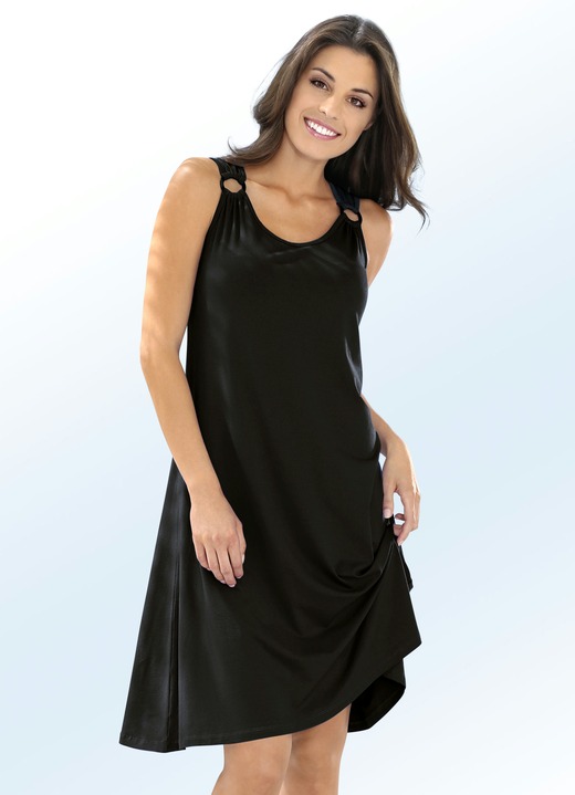 Strandmode - Zweierpack Kleider mit Zierringen, ärmellos, in Größe 038 bis 054, in Farbe 1X MINT, 1X MARINE Ansicht 4