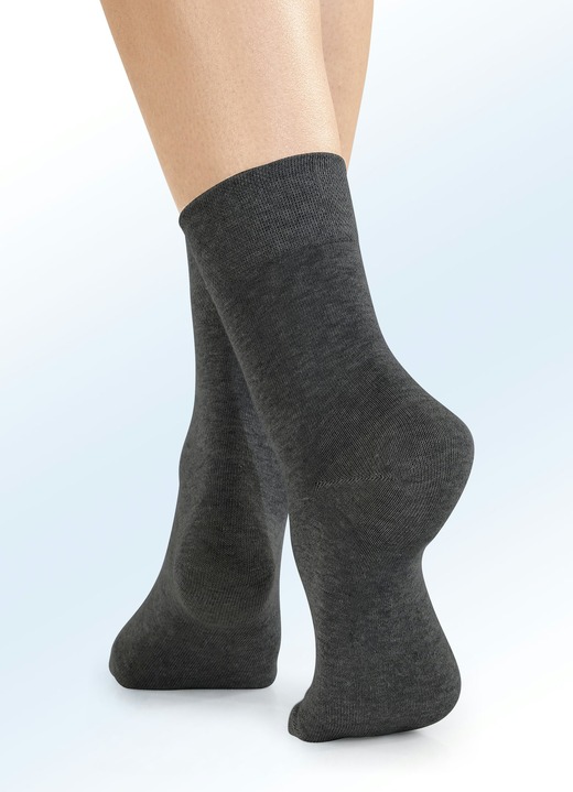 Strümpfe - Viererpack Socken mit BIO-Baumwolle, in Größe 1 (Schuhgr. 35-38) bis 3 (Schuhgr. 43-46), in Farbe 4X WEISS Ansicht 6
