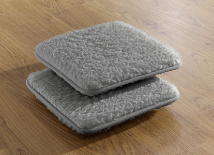 Licardo-Stuhlkissen, 2er-Set, aus reiner Schurwolle