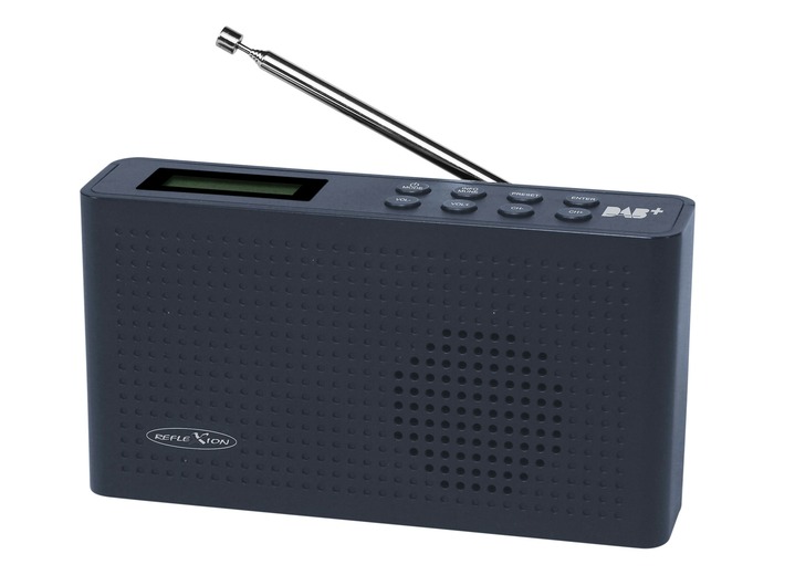 Modern - Tragbares DAB+ Radio mit integriertem Akku, in Farbe ANTHRAZIT Ansicht 1