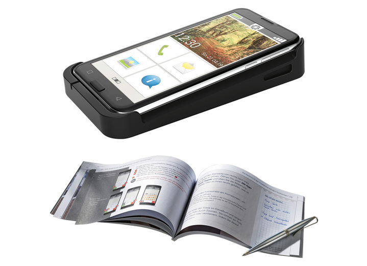 - Smartphone Emporia.5 mit großem Display Ansicht 4 - Smartphone Emporia.5 mit großem Display, in Farbe SCHWARZ Ansicht 4