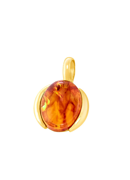 - Bezaubernder Anhänger mit Bernstein, in Farbe  Ansicht 2